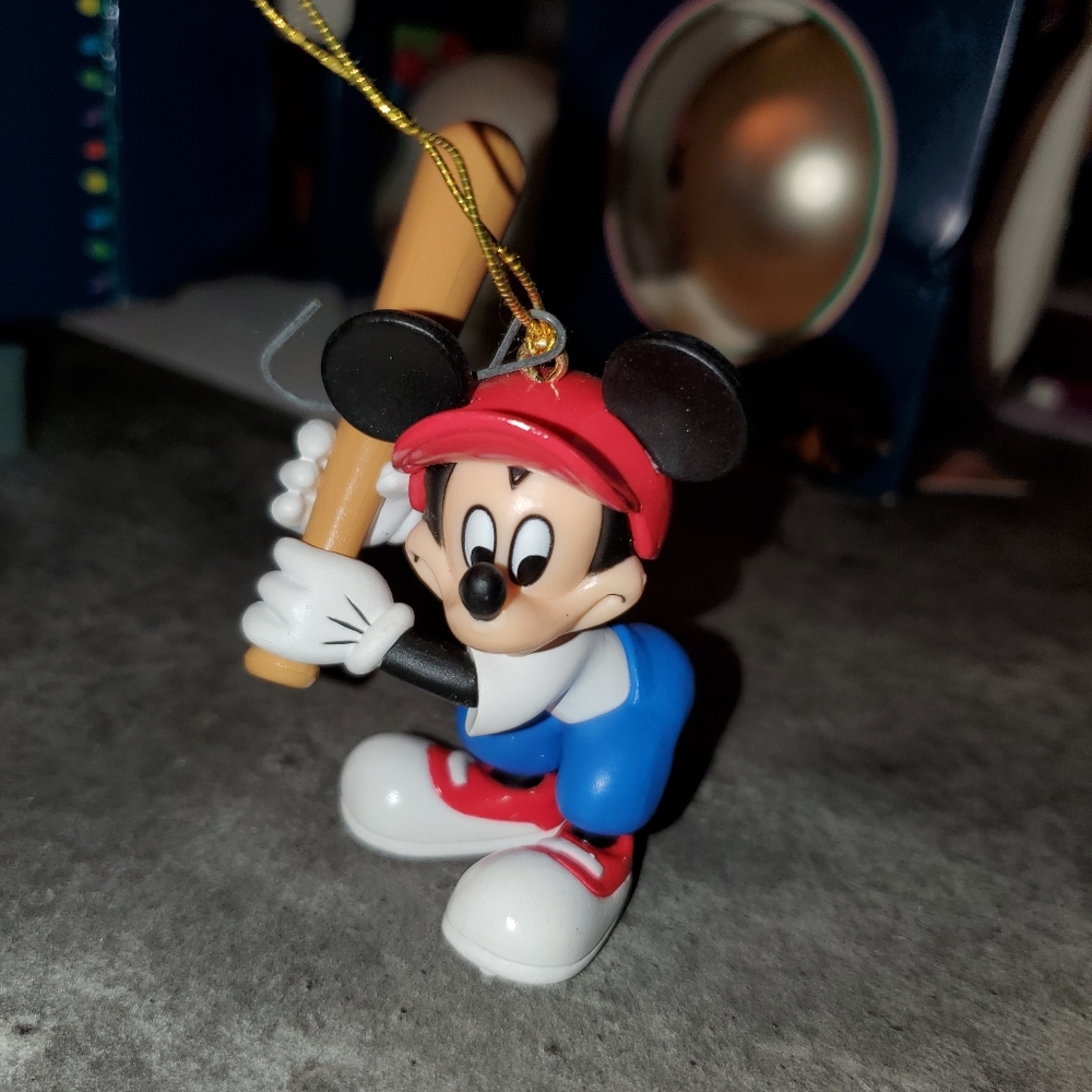 Mickey baseball ornament